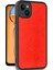 iPhone 14 Kılıf Aras Deri Kapak - KIRMIZI-(5796) - N706J499-M00706 2