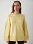 Sarı Bisiklet Yaka Basic Kazak - 2217 1