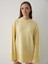 Sarı Bisiklet Yaka Basic Kazak - 2217 4
