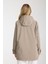 Kadın Rahat Kesim Kapüşonlu Trençkot 5