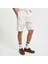 Erkek Krem Relaxed Fit Şort 2
