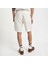 Erkek Krem Relaxed Fit Şort 3