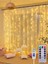 Perde LED 3x3 Metre Kumandalı 8 Mod Ambiyans Ayarlabilir Boy Dekor Mikro LED Işık 5