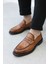 Erkek Hakiki Deri Eva Taban Makosen Ayakkabı Bağcıksız Klasik Ayakkabı Taba 630ma308 6