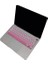 Macbook Air M1 13INÇ Klavye Koruyucu Türkçe Q (Touchıd'li) A2179 A2337 ile Uyumlu Gradient Pembe 5