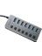 Connect Master 7+1 Hızlı Şarj Adaptörlü USB Hub, USB 3.0 3