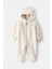 Bebek Bebek Ekru Kapüşonlu Tulum 1