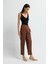 Geniş Paça Gabardin Pantolon A.kahve 15345709000 4
