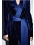 Yakası Saten Kadife Ceket Lacivert 11928579003 2