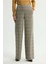 Pileli Geniş Paça Pantolon Bej 153L9687000 3