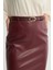 Kemerli Deri Etek Bordo 127L9688000 2