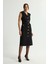 Cepli Kolsuz Gabardin Elbise Siyah 124L9700000 3
