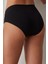 Siyah Pamuklu Fresh Basic Cover Yüksek Bel Slip Külot 20
