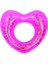 Simli Jumbo Simit 91CM Pembe ve Sarı Renkli Eğlenceli Plaj Yüzme Yatağı 2