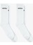 Unıted4 Unisex Beyaz 2'li Çorap 1