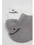 2li Sneakers Smile Penye Çorap 20106 Gri Ekru 3