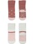 Puanlı Kaymaz Havlu Soket Çorap 2li BS10502 Pudra Pembe 3