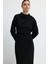 Degaje Yaka Uzun Kol Bluz Siyah 11544687001 4