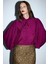 Büzgülü Bluz Bordo 11545981000 4