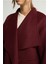 Geniş Yakalı Kaban Bordo 136L9578000 2