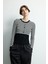 Çizgili Düğmeli Triko Hırka C.siyah 134M2270000 1