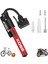 KB2203 87 Psı Bisiklet Lastik Şişirme Taşınabilir Mini El Pompası ve Bisiklet Montaj Aparatı, Kırmızı/siyah 1