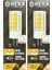 (2 Adet) Heka 5W (35W) 3000K (Sarı Işık) G4 Duylu Dim Edilebilir LED Kapsül Ampul 1