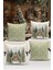 Yılbaşı Serisi Çift Tarafı Dijital Baskılı 4'lü Kırlent Kılıfı Seti (Christmas Noel Cushion Cover) 1