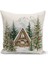 Yılbaşı Serisi Çift Tarafı Dijital Baskılı 4'lü Kırlent Kılıfı Seti (Christmas Noel Cushion Cover) 2