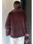 Kadın Ön Fermuarlı Saçaklı Kürklü Mont P-00018972 4