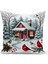 Yılbaşı Serisi Çift Tarafı Dijital Baskılı 4'lü Kırlent Kılıfı Seti (Christmas Noel Cushion Cover) 2