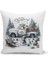 Yılbaşı Serisi Çift Tarafı Dijital Baskılı 4'lü Kırlent Kılıfı Seti (Christmas Noel Cushion Cover) 3