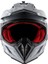 X-Cross Nardo Gri Vizörsüz Full Face Kapalı Cross Kask 2