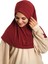 Bordo Pratik Hazır Geçmeli Tesettür Eşarp Sandy Kumaş Sade 1600_16 4