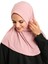 Pudra Pratik Hazır Geçmeli Tesettür Eşarp Sandy Kumaş Sade 1600_06 4