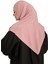 Pudra Pratik Hazır Geçmeli Tesettür Eşarp Sandy Kumaş Kendinden Boneli 1290_06 5
