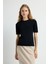 Yuvarlak Yaka Triko Bluz Siyah 11545822000 1