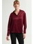 Saten Gömlek Bordo 130L9156008 1