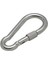 Galvaniz Çelik Kilitli Karabina 6x60 mm Dağcılık ve Tırmanış İçin 2 Adet 6