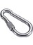 Galvaniz Çelik Kilitli Karabina 6x60 mm Dağcılık ve Tırmanış İçin 2 Adet 7