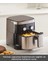 Inox Ekstra Büyük Hacim 8 Kişilik Airfryer, Zaman Ayarlı 9 Litre Kolay Temizleme Özellikli 1900 Watt 2