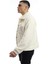Erkek Oversize Çıt Çıt Kapamalı Cepli Ekru Peluş Ceket 8