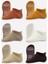 6lı Sneakers Kaymaz Penye Çorap 20102 Toprak 3