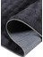 Home Antrasit Bubble Peluş Halı - Yumuşak, Kaymaz Tabanlı, Makinede Yıkanabilir Salon Halısı (Farklı Boy Seçenekleri) (100X300) 3