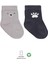 2li Bear Penye Soket Çorap 10116 Gri 1