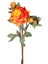 Yapay Çiçek Gül Dalı Turuncu 58 Cm. 1
