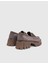 Anto Hakiki Süet Deri Kahverengi Kadın Loafer 4
