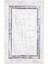 Labores Modern Gri Beyaz Polyester Kaydırmaz Makine Halısı 1