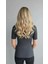 Kadın Kısa Kollu Triko Bluz 7