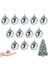 Ayna Topu, 12 Adet Mini Ayna Disko Topu, 3 cm Gümüş Parıltılı Top, Parlak Mini Disko Topları Tılsımları, Ev Partisi Noel Düğün Disko Doğum Günü Dekorasyonu Aydınlatma Efekti Için Eğlenceli Asılı 1